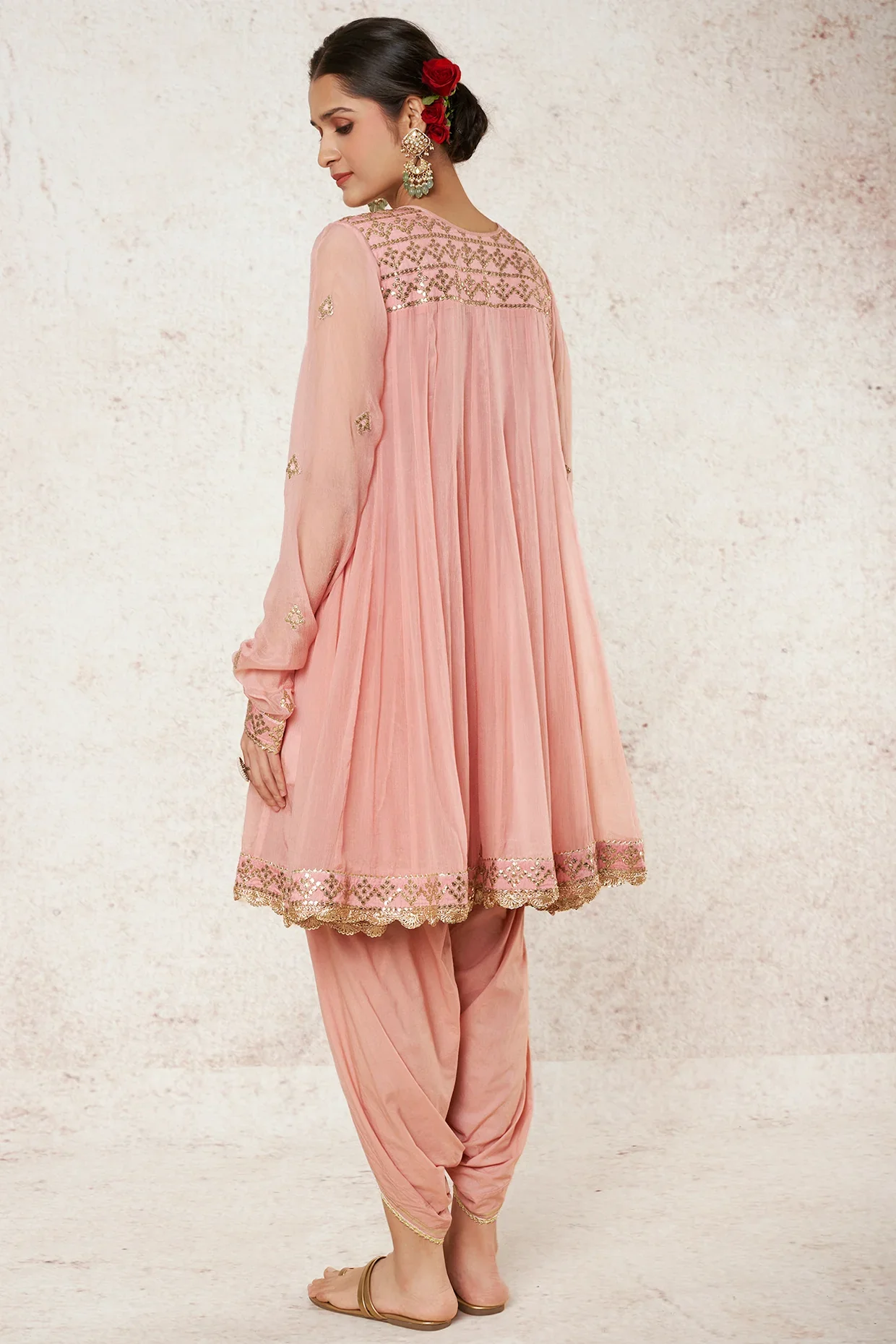 Ahana Ag Kurta With Dhoti - Image 2