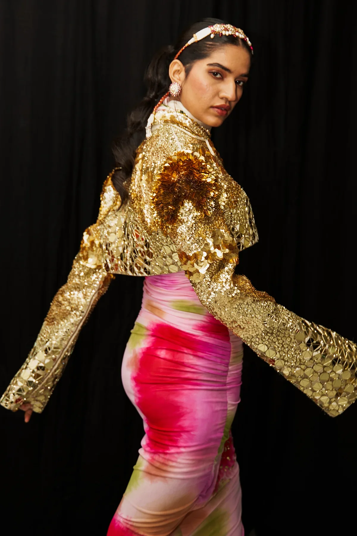 ALIZEH - Signature Gold Jacket - Image 4