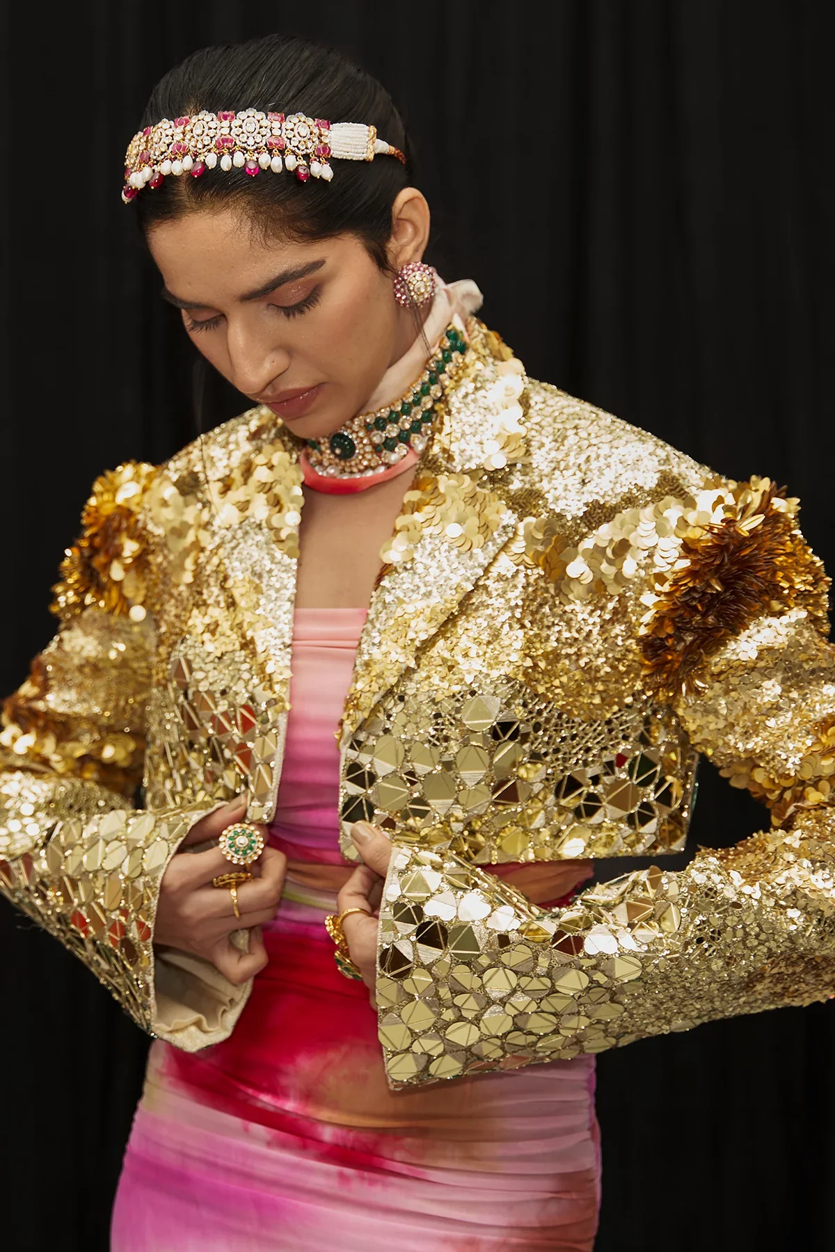 ALIZEH - Signature Gold Jacket - Image 7