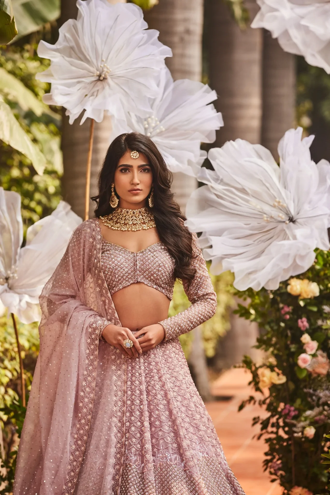 Aloha - Hand Embriodered Lehenga Set - Image 4