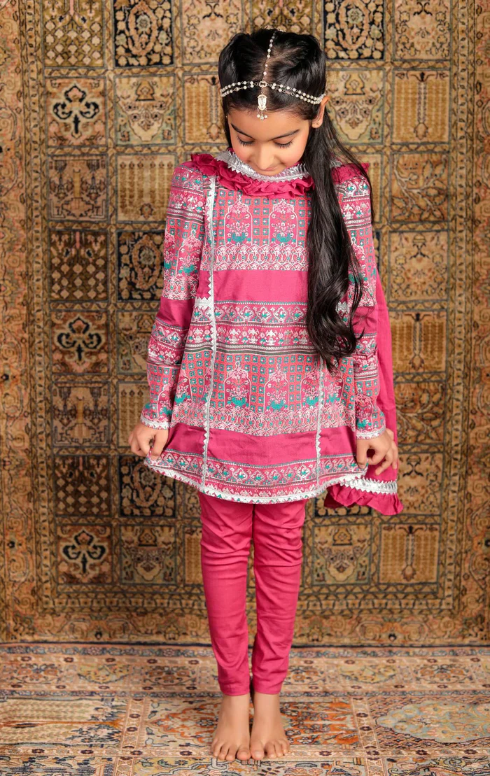 AMAIRA - Silver Gota & Foil Printing Dress - Image 3