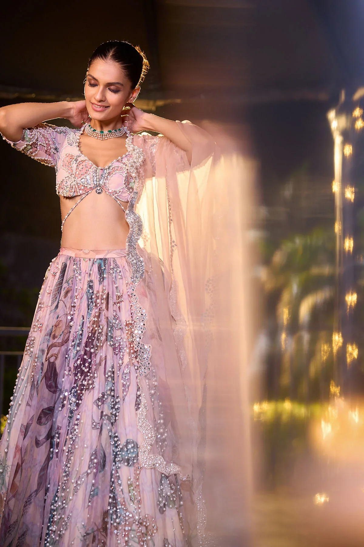 Amara - Heavy Hand Embroidered Lehenga Set - Image 3