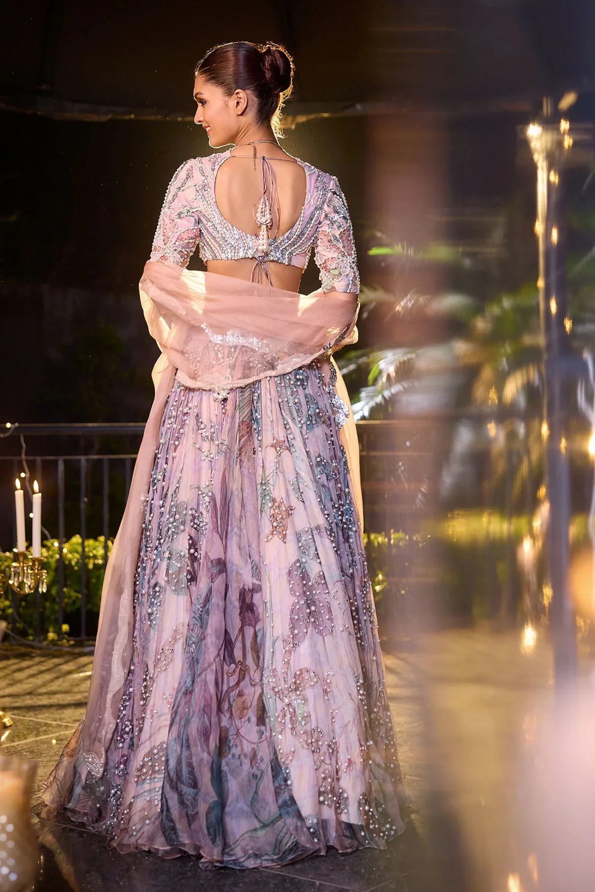 Amara - Heavy Hand Embroidered Lehenga Set - Image 4