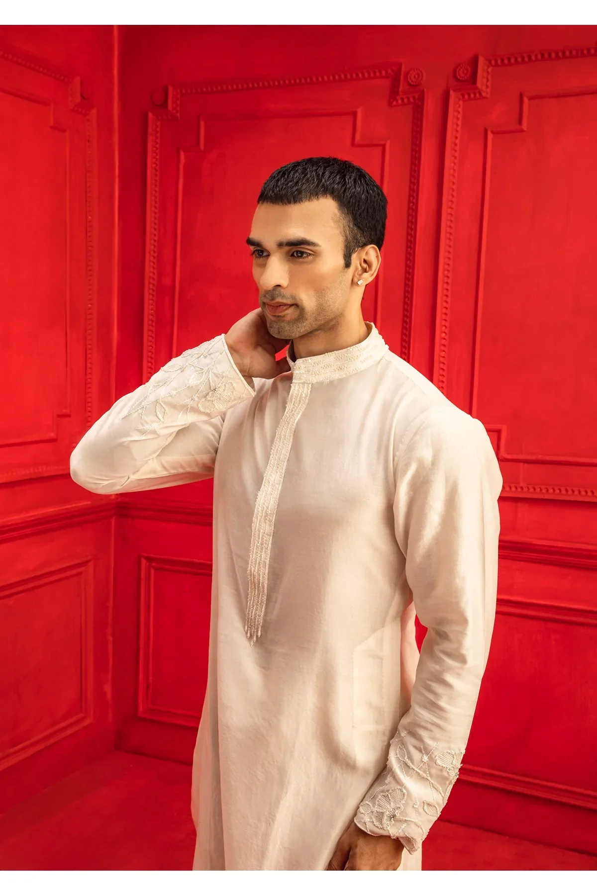Amer Embroidered Kurta - Image 3