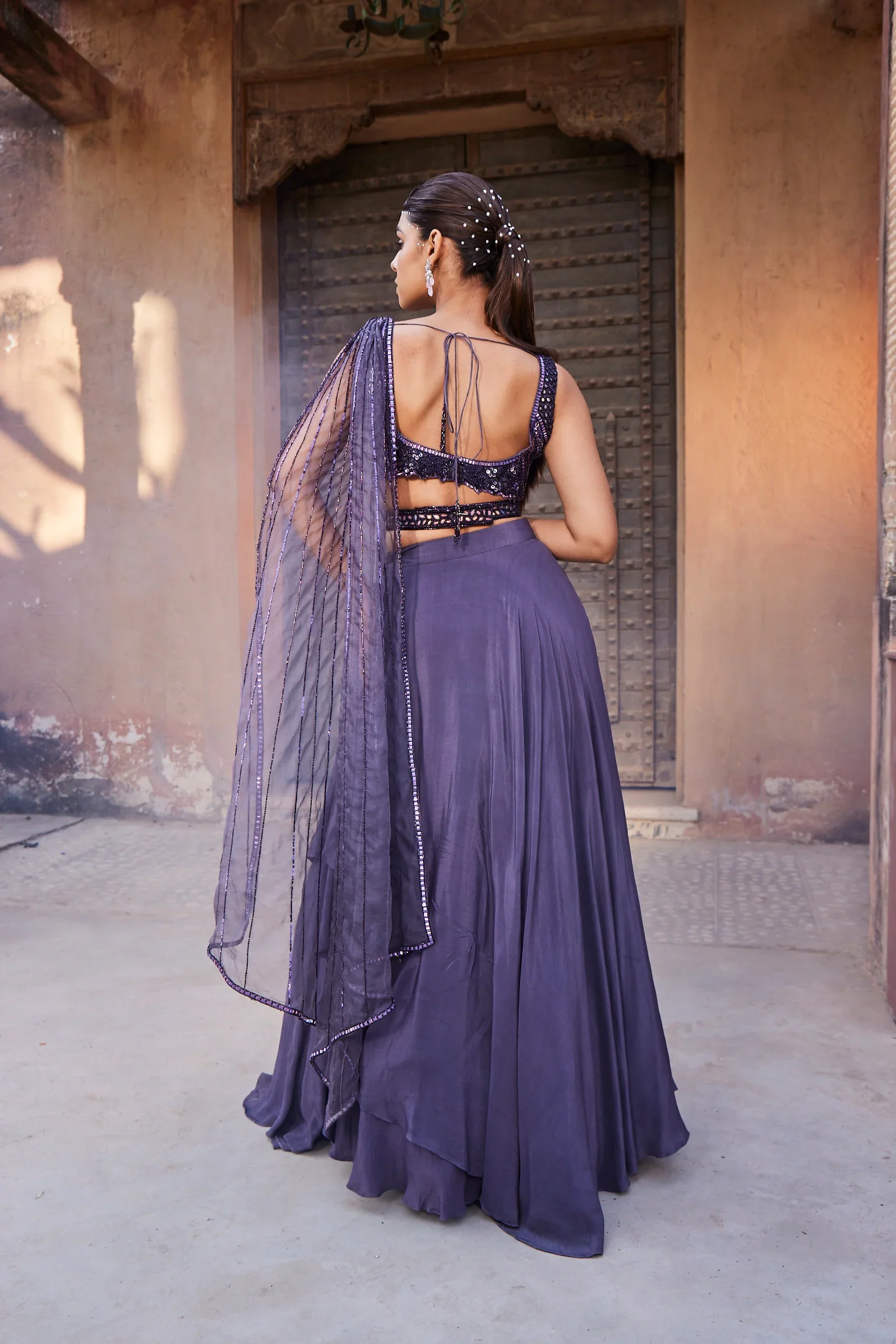 Amethyst Purple Lehenga Set - Image 5