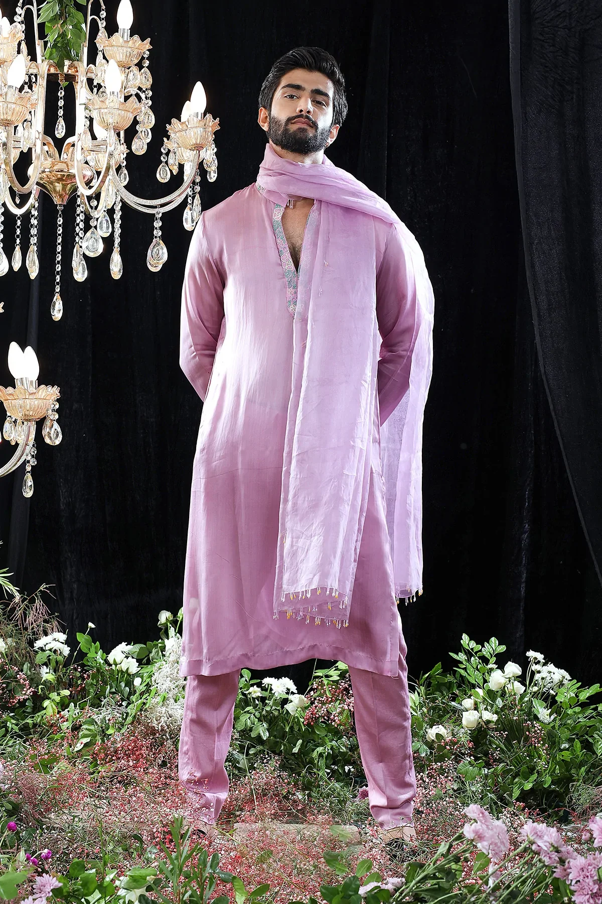 Andre Hand Embroidered Kurta - Image 3