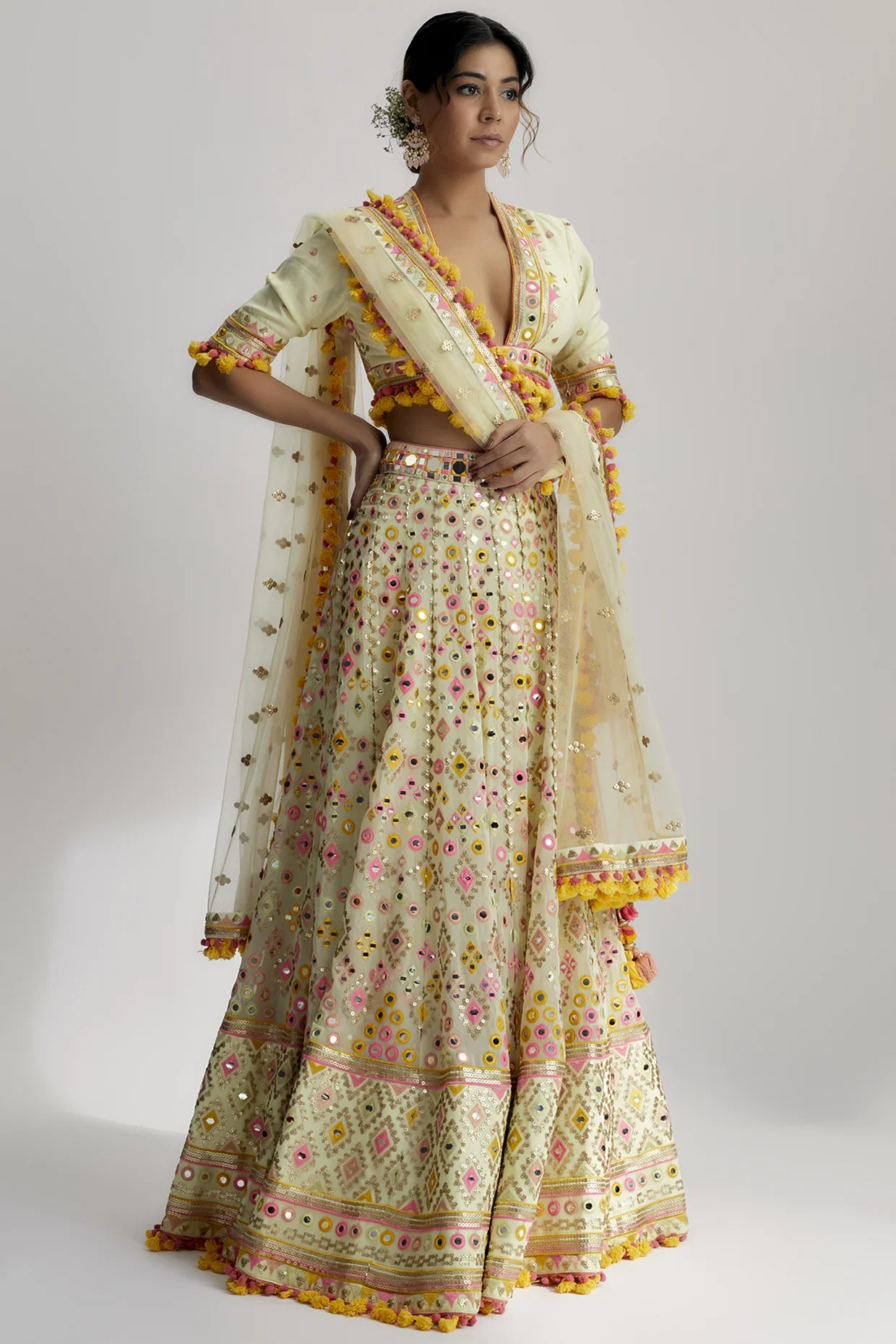 Aneha Mela Lehenga Set - Image 3