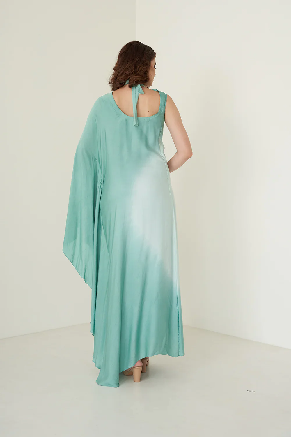 Aqua Blue Kaftaan - Image 2