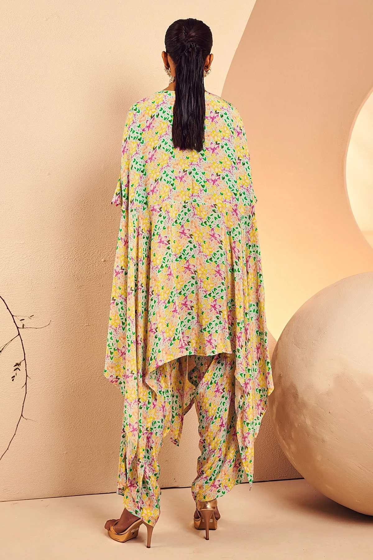 Aqua Kurta Dhoti Salwar - Image 5