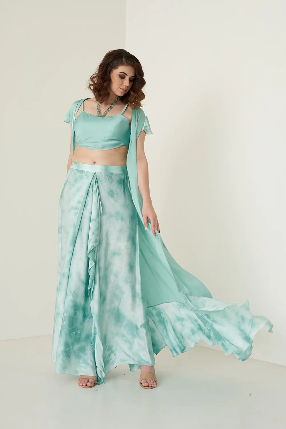 Aqua Skirt Sets - Image 3