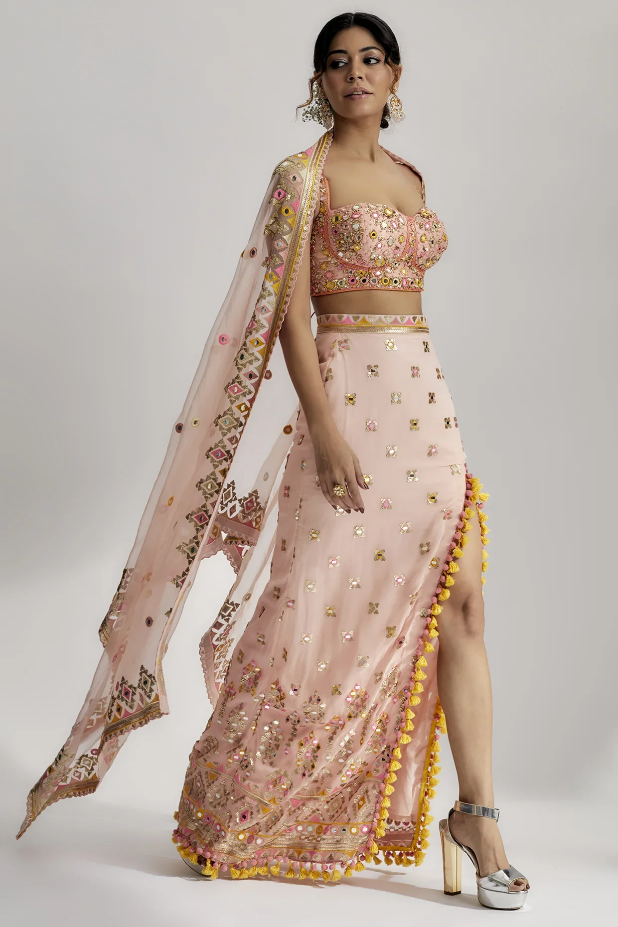 Arari Cape Set With Skirt