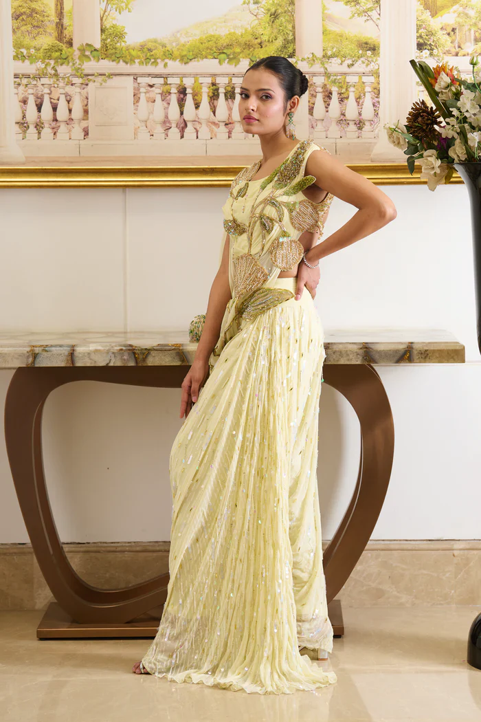 Athena - Lemon Yellow Co-Ord Set - Image 4