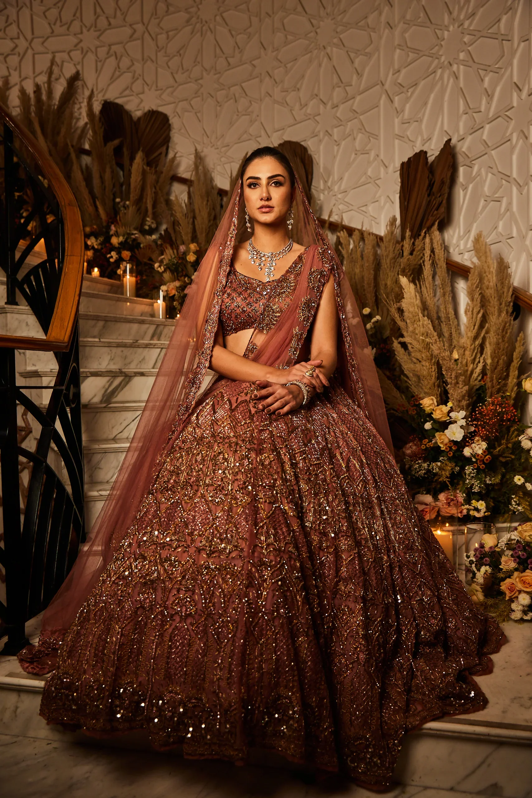 Aurora - Hand Embroidered Lehenga Set - Image 3