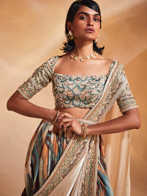 Avery Concept Saree Set - Image 10