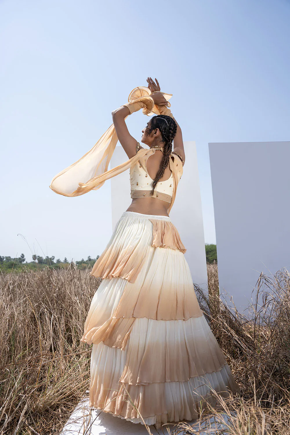 Beige Lehenga - Image 2