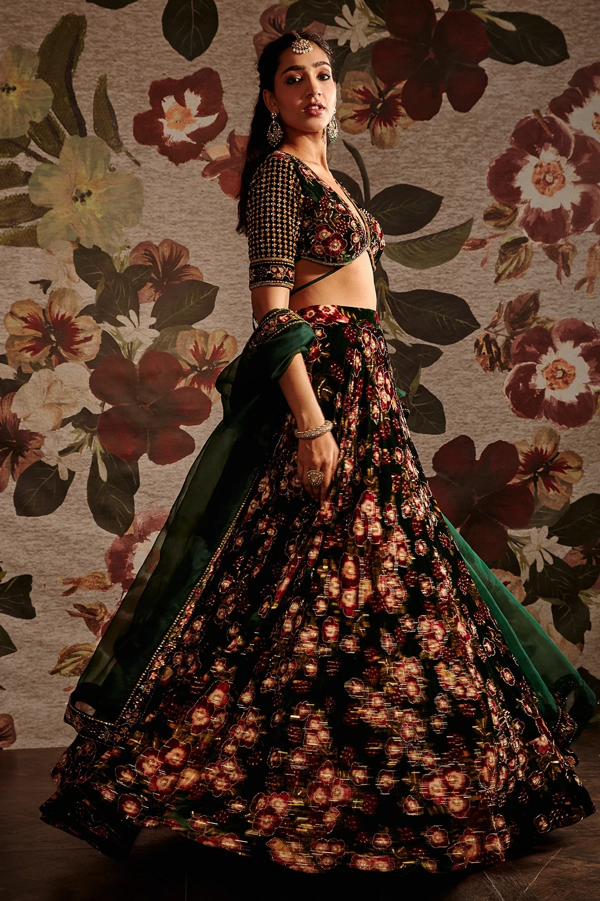 Black Lehenga Set - Image 13