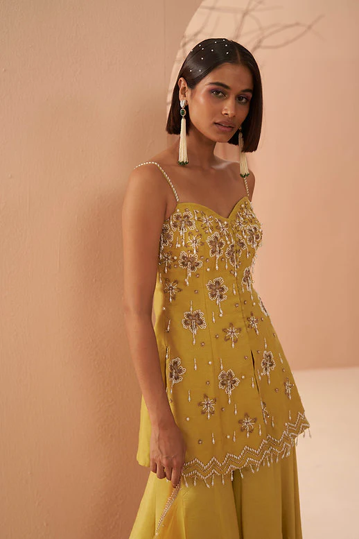 Blaze Pearl Sharara Set - Image 3