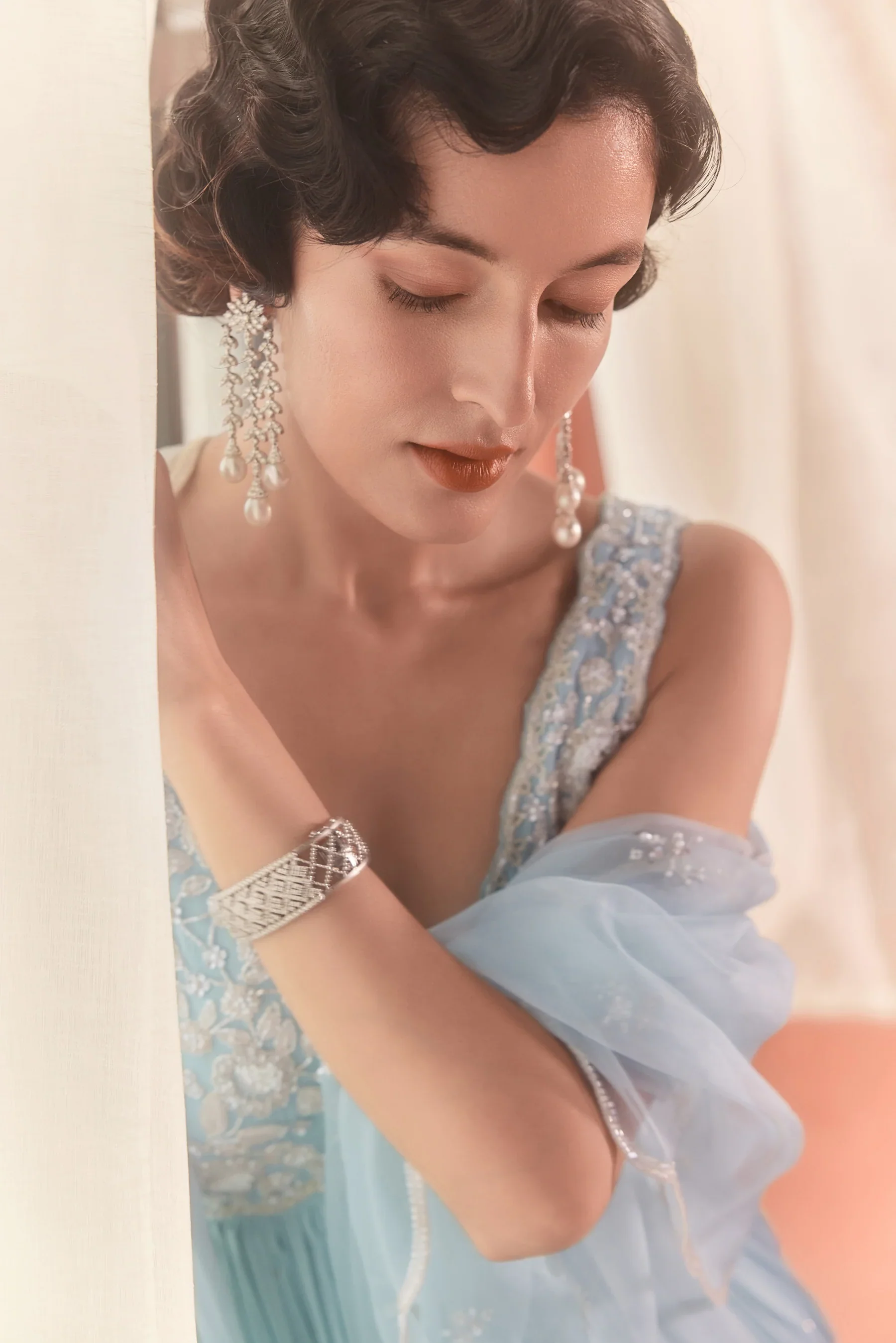 Blue Adena Anarkali - Image 2