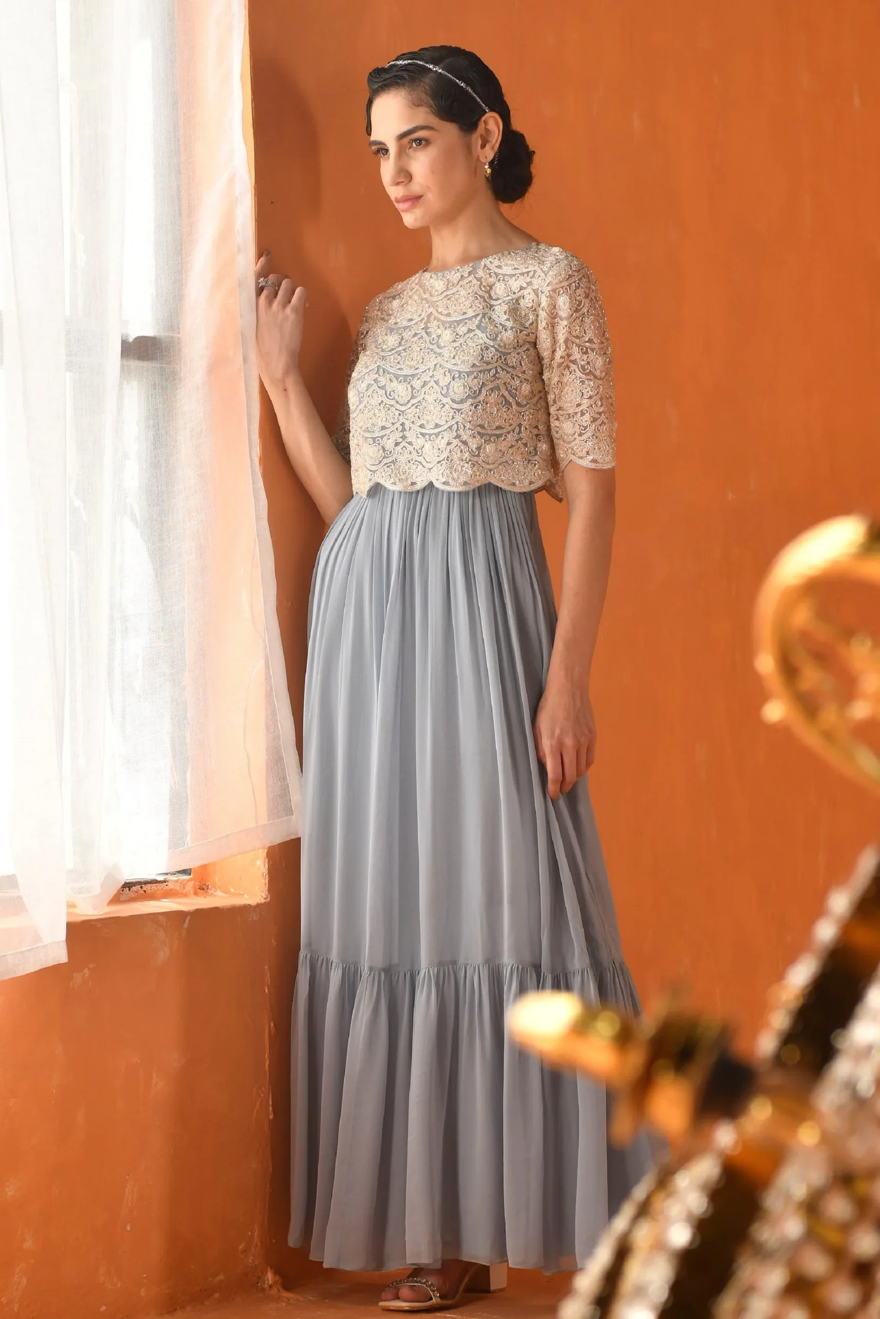 Blue Chandelier Dress - Image 2
