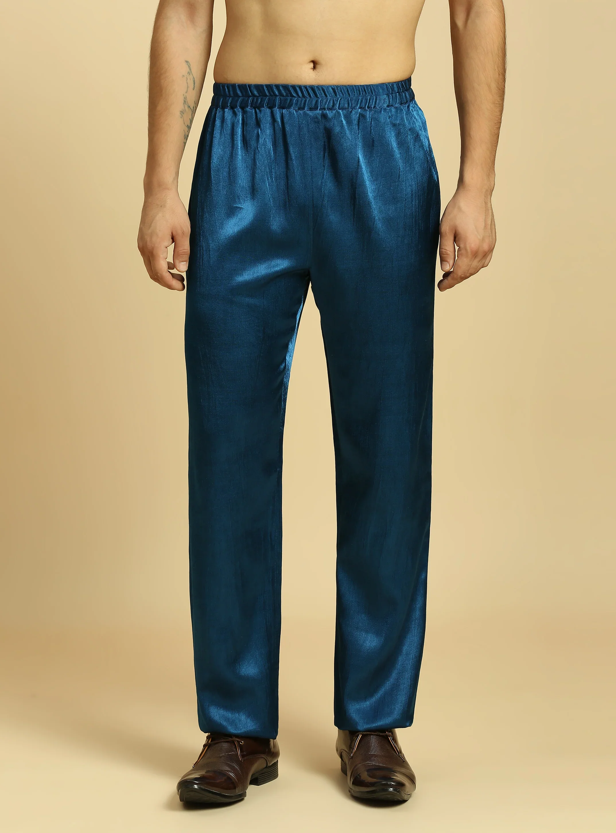 Blue Kurta With Pant - Image 5