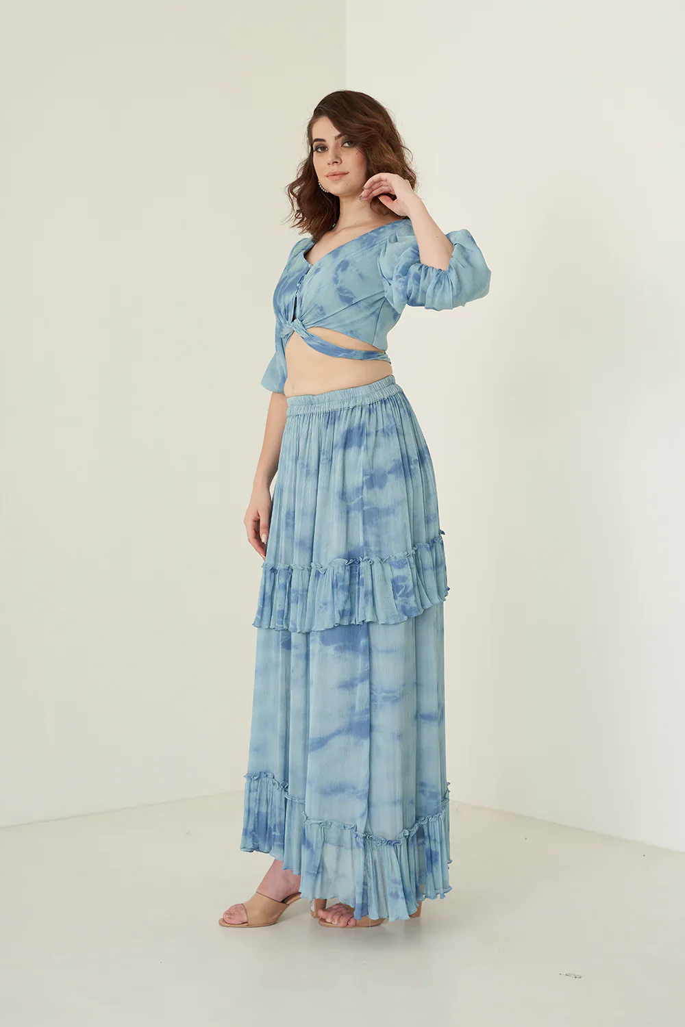 Blue Skirt Set - Image 4