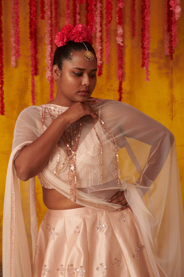 Blush Lehenga - Image 6