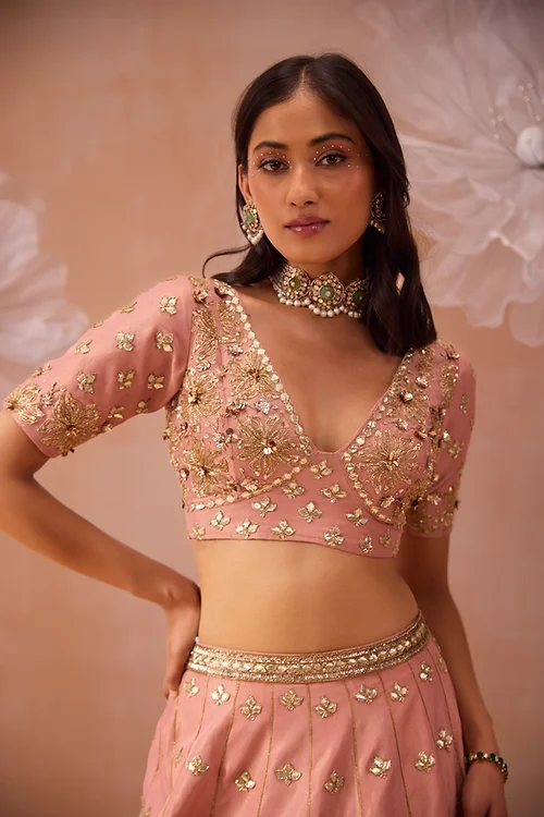 Blush Pink Lehenga Set - Image 2