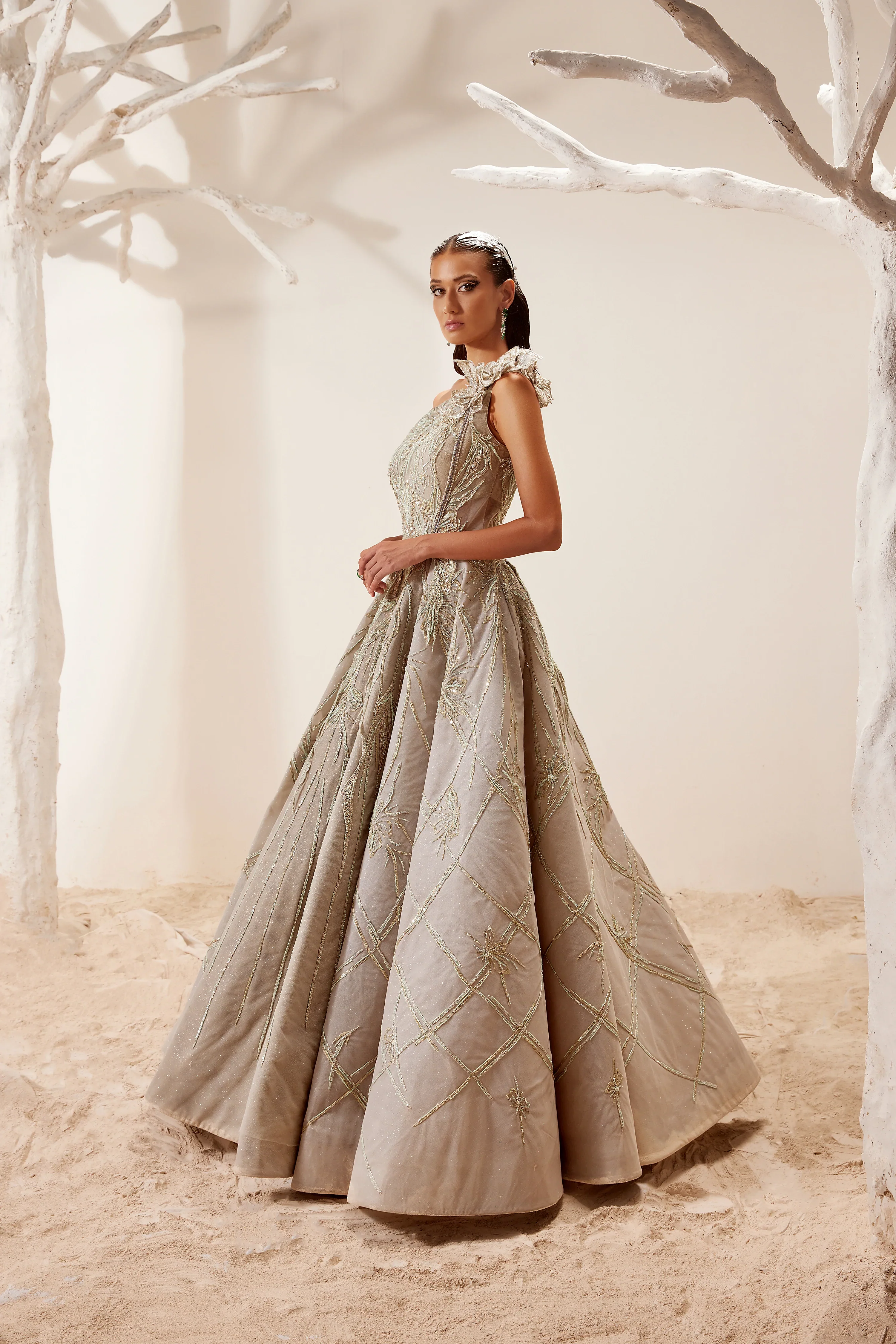Bold Floral Gown - Image 3