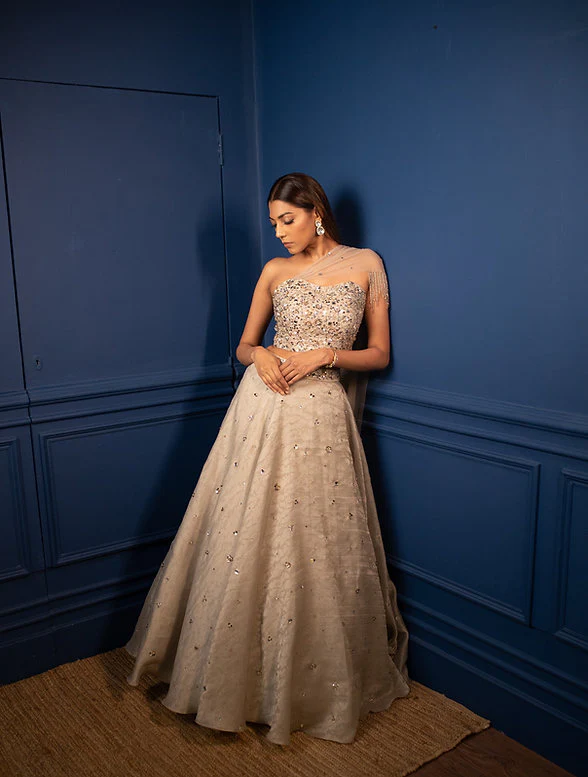 Borage Lehenga