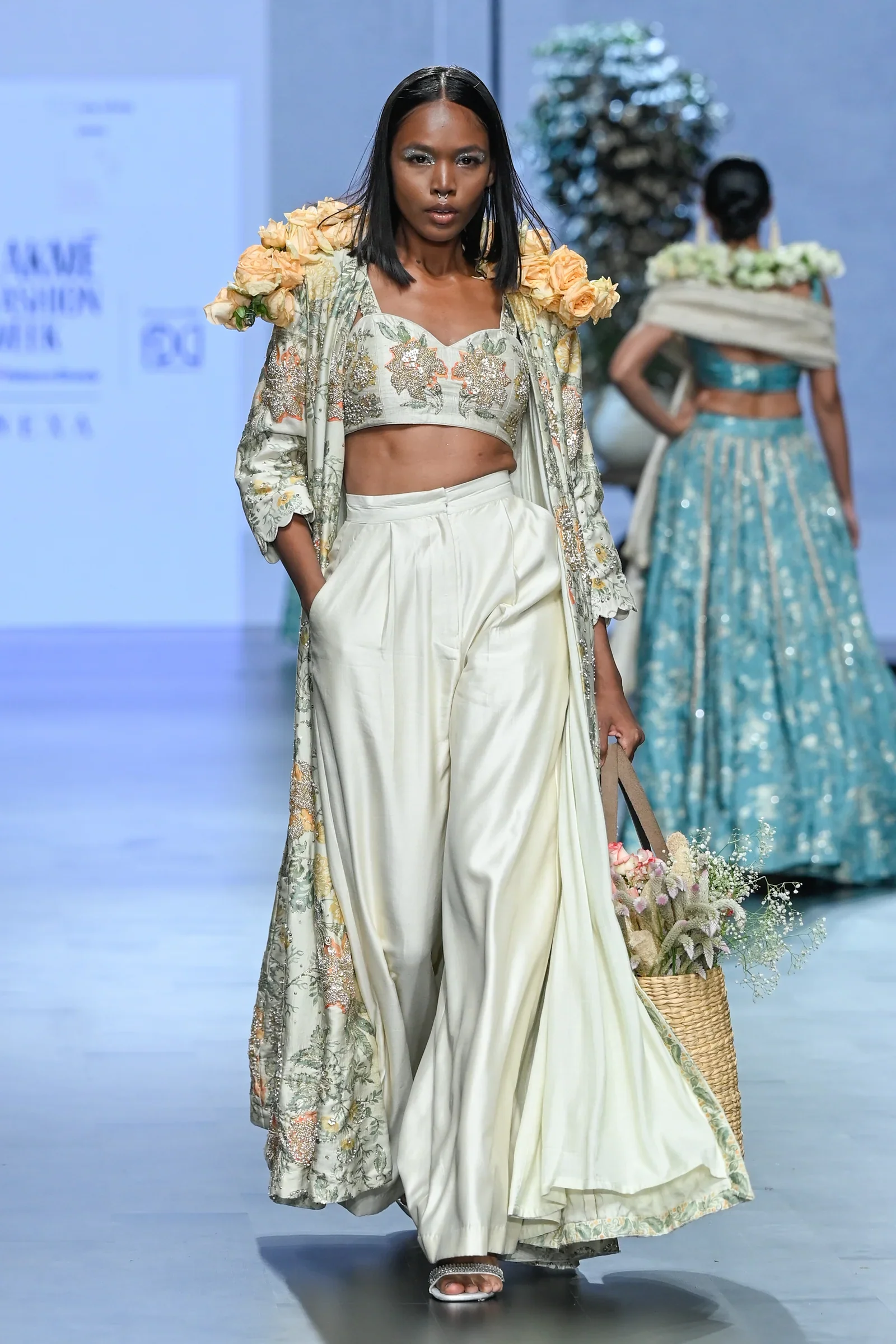 Botanical Print Jacket Trouser Set - Image 6