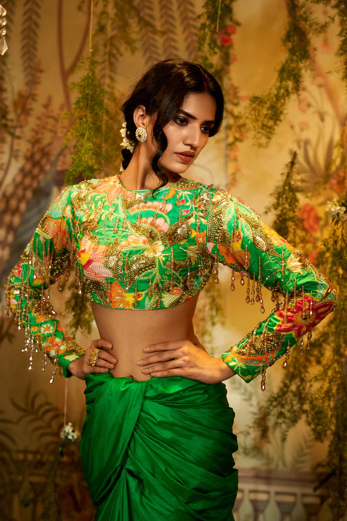 BRAHMA KAMAL Skirt Set - Image 6
