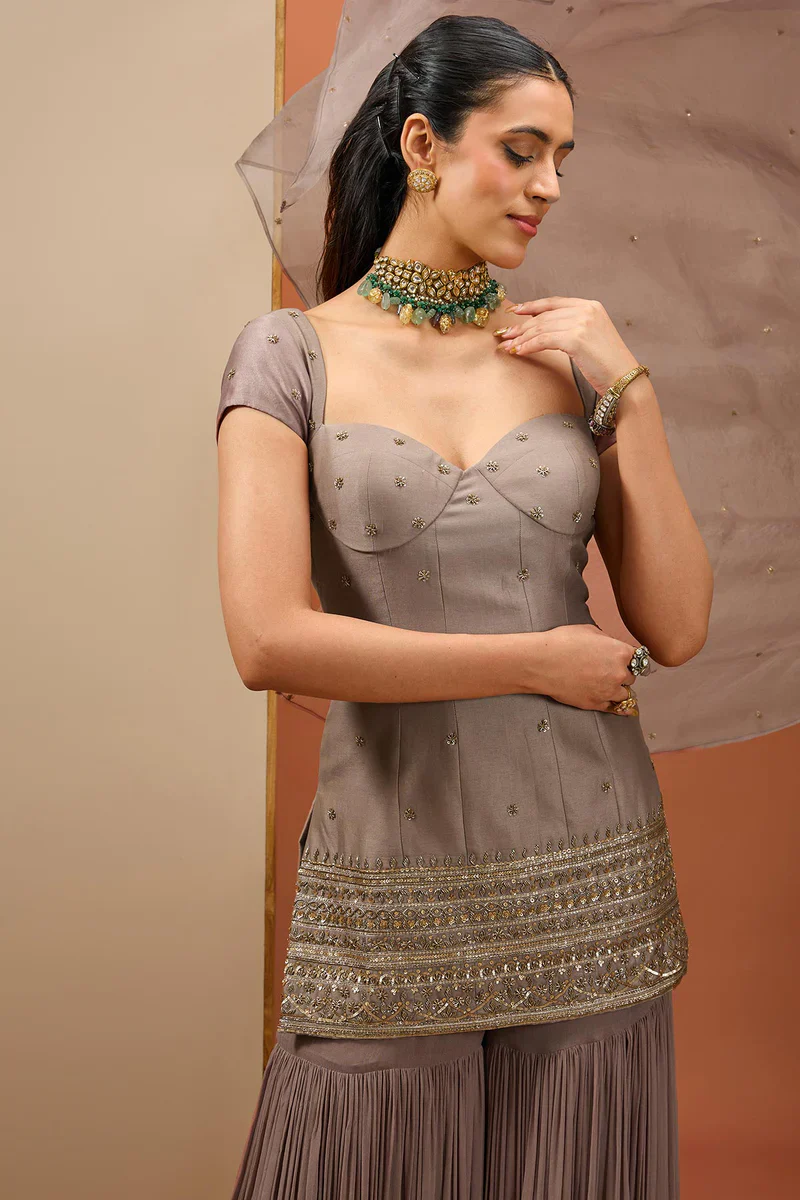 Brown Kurta Set - Image 2
