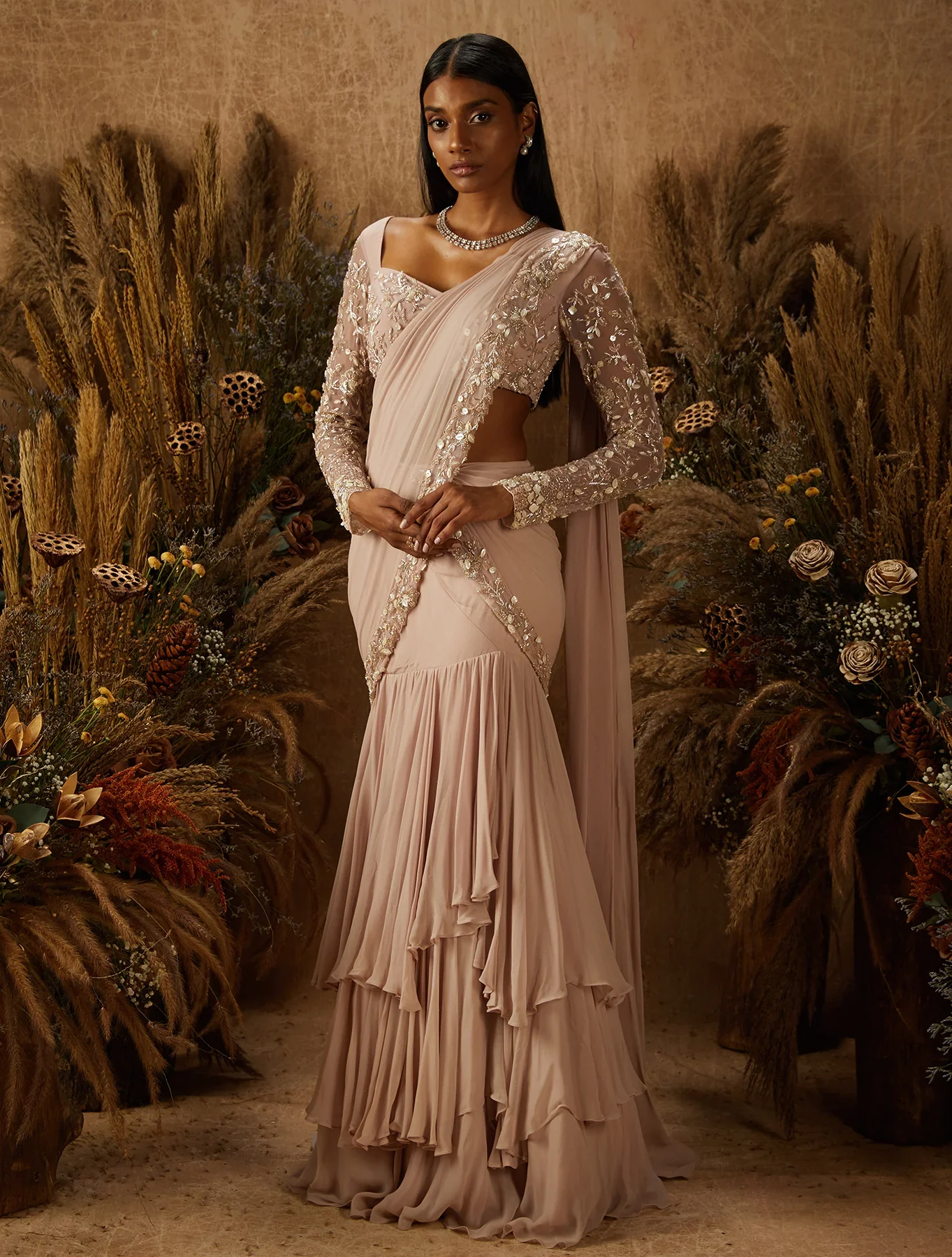 CELCI - Dusty Pink Layered Skirt - Image 4