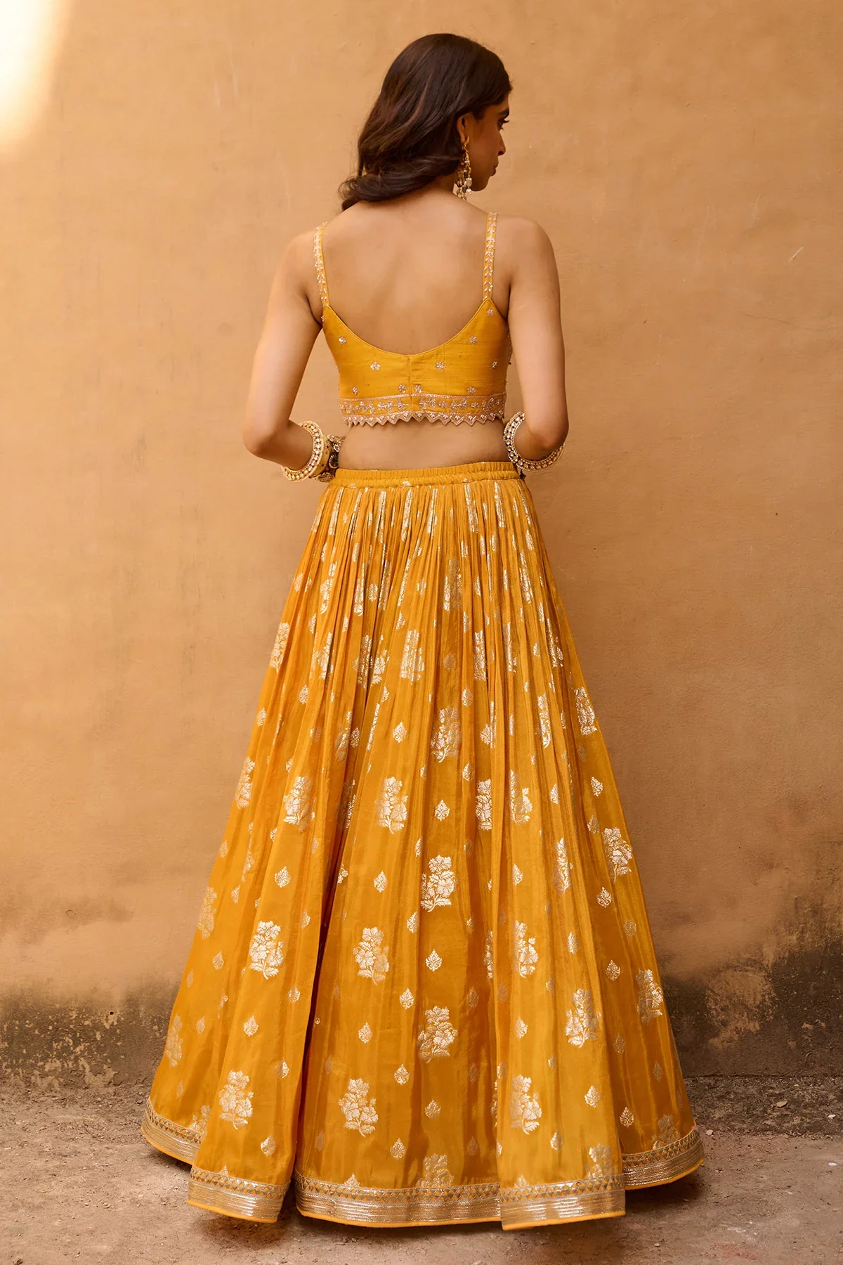 Chamee & Palak Zest Jamewar lehenga set - Image 3