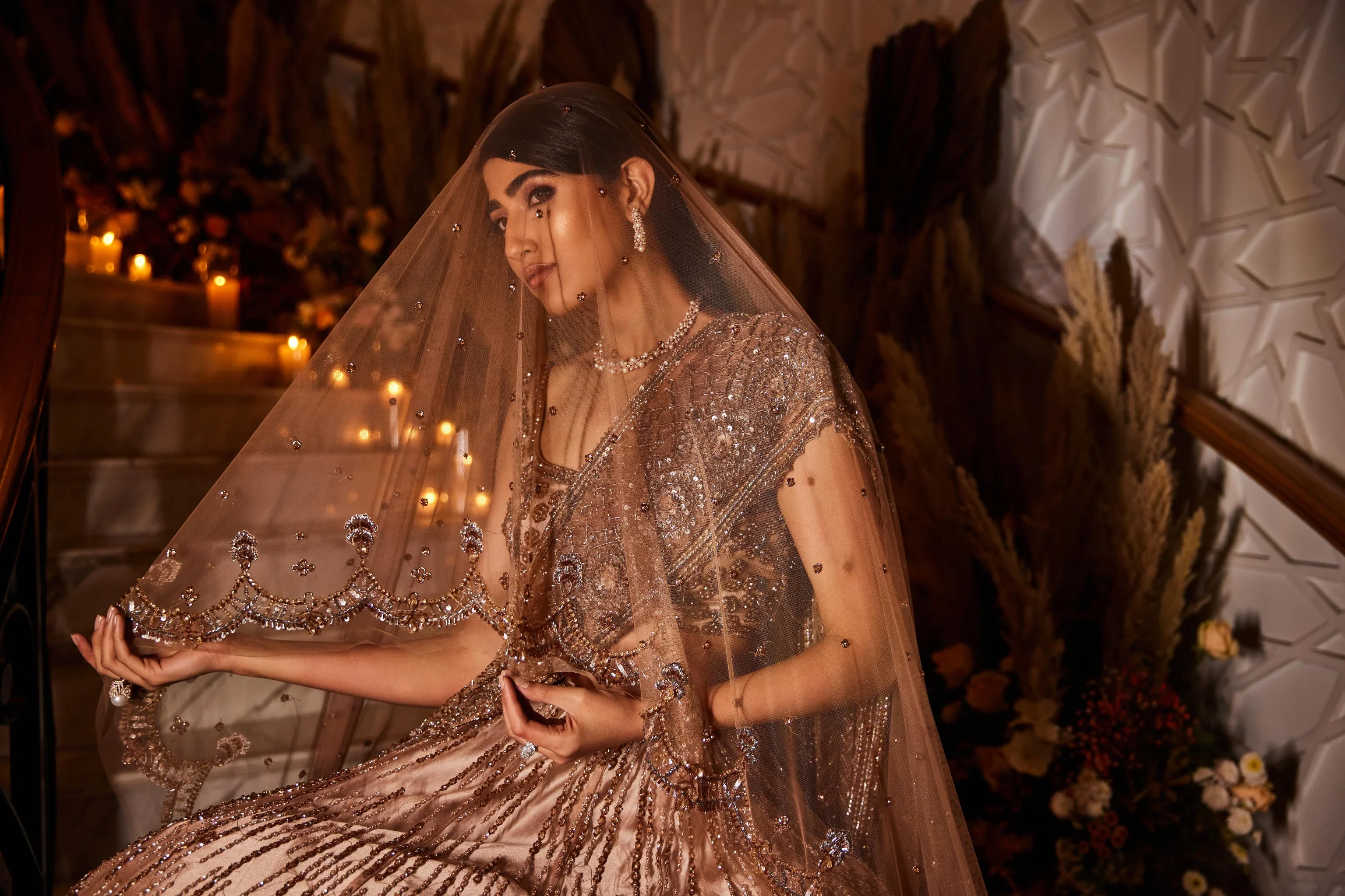 Crystalline - Hand Embroidered Lehenga Set - Image 4