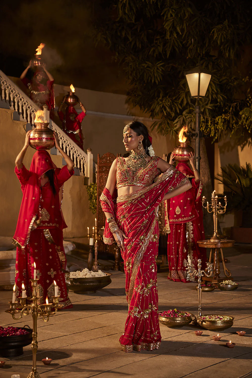 DEZEE Lust Saree Set - Image 3