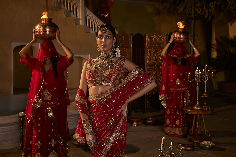 DEZEE Lust Saree Set - Image 4