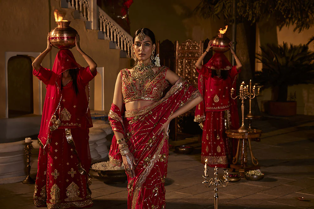 DEZEE Lust Saree Set - Image 5