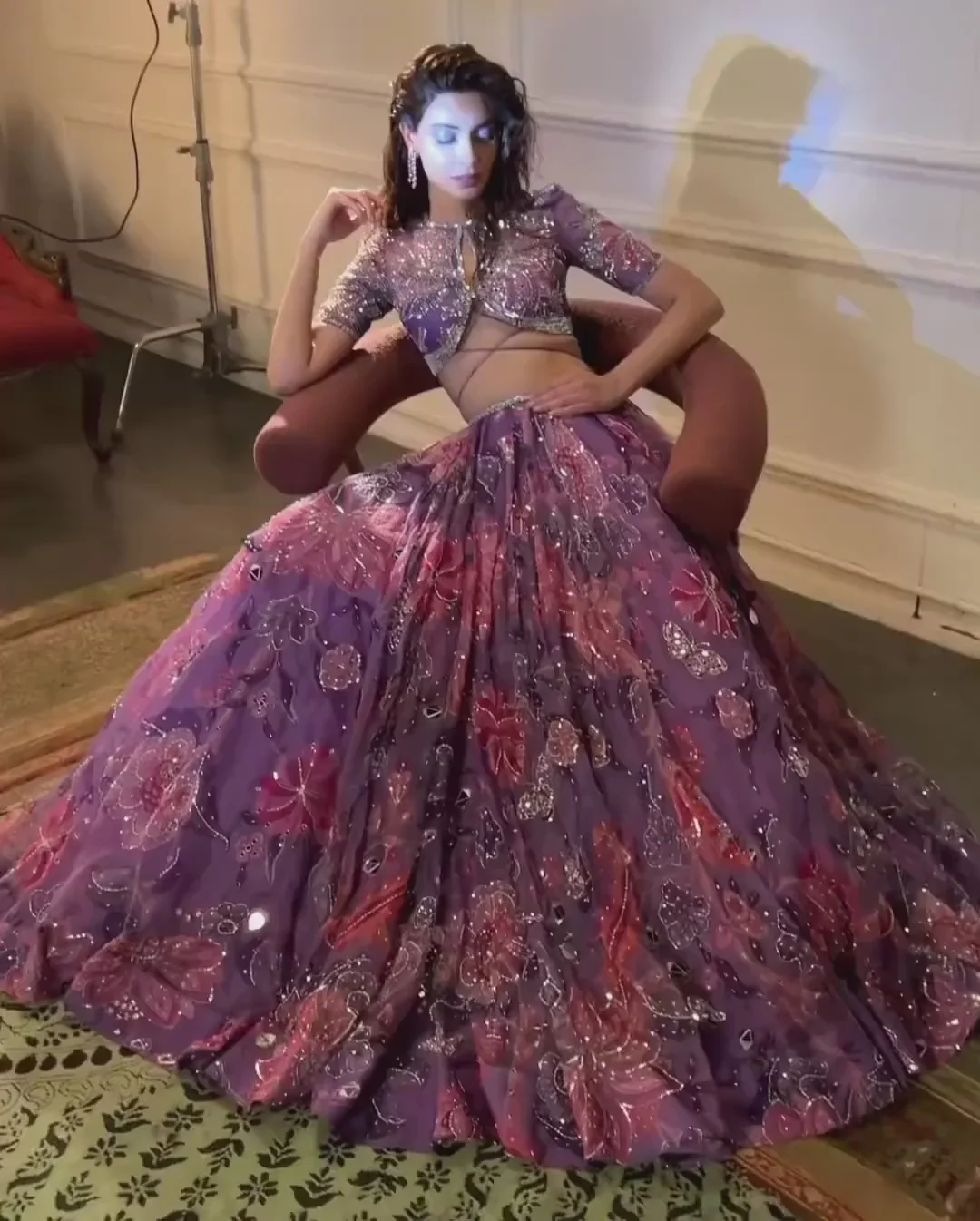 DIANA - Embroidered Lehenga - Image 4