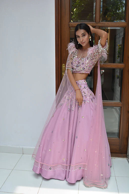 Dream Lilac Lehenga Set