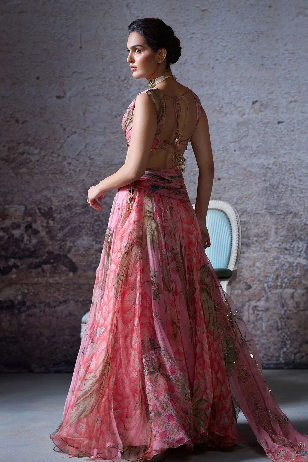 DUA - Printed Lehenga - Image 4