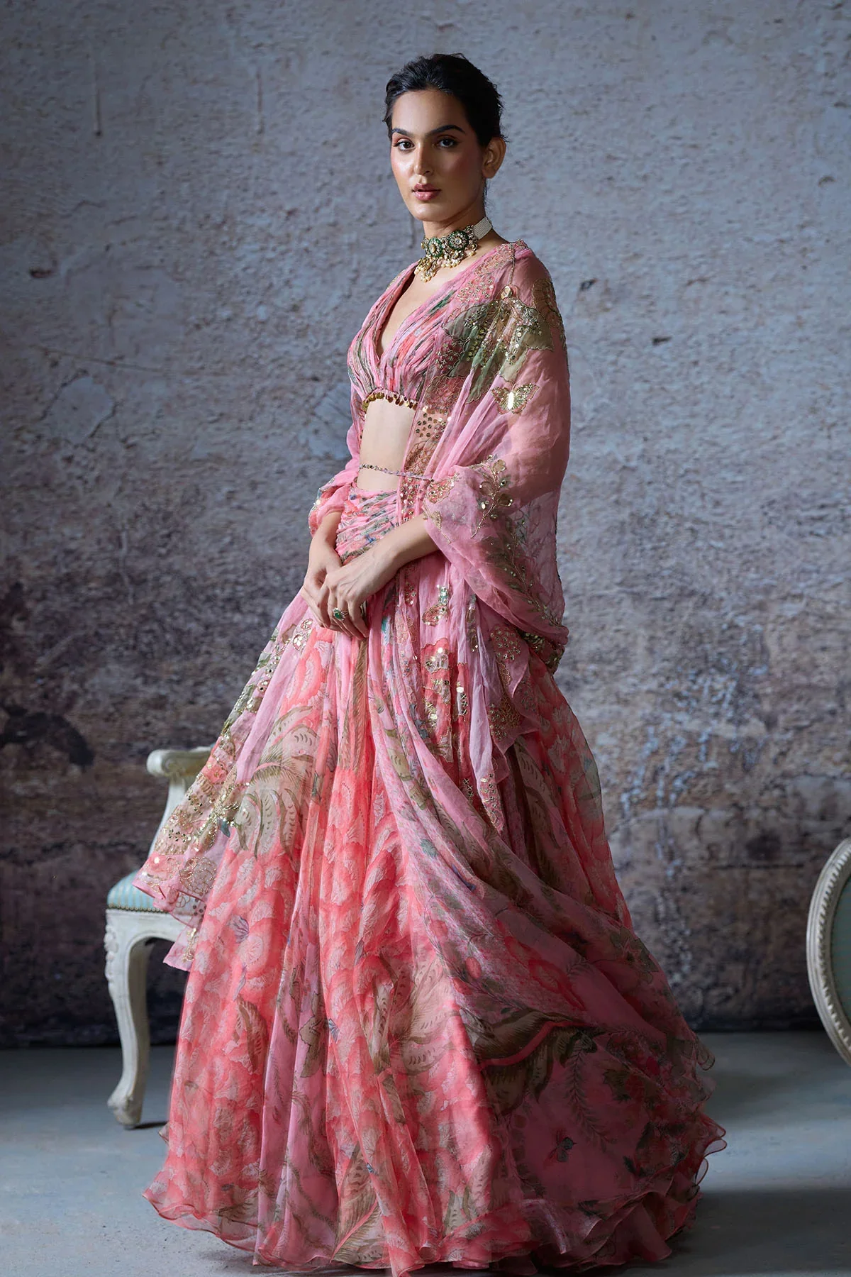 DUA - Printed Lehenga - Image 5