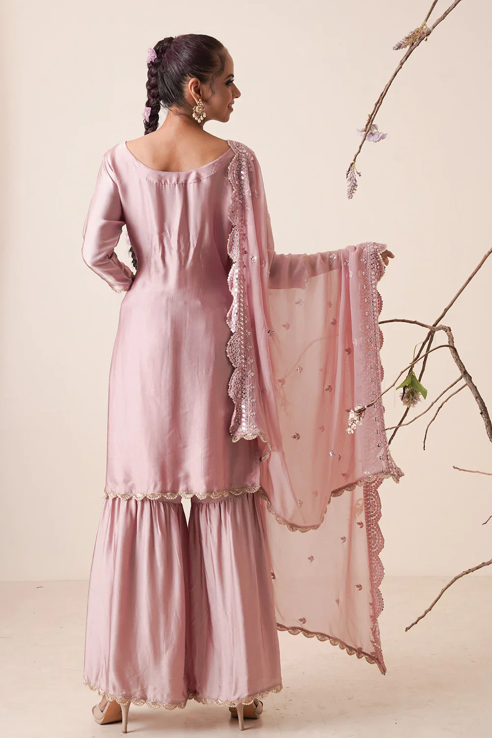 Dull Onion Kurta Set - Image 2