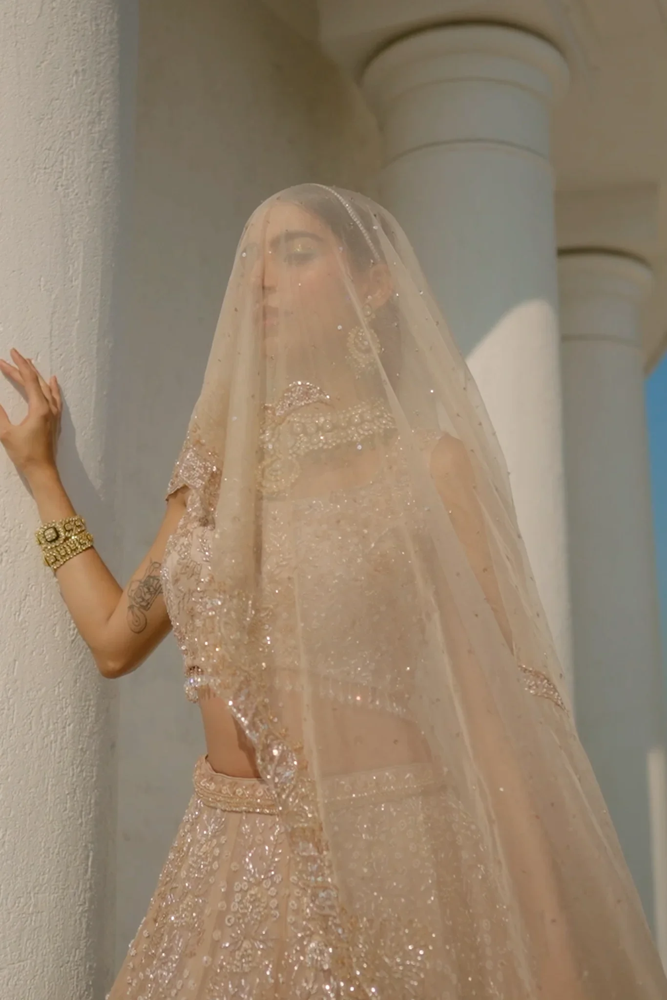 Eleanor - Hand Embroidered Lehenga Set - Image 3