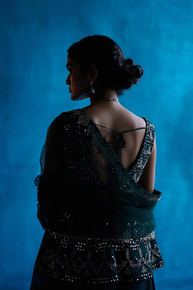 Emerald Green Sharara Set - Image 5
