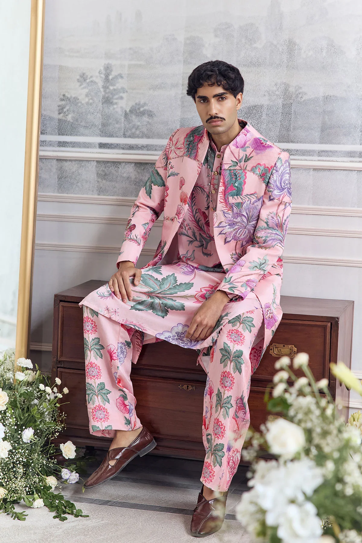 Faizan - Hand Embroidered Sherwani - Image 5