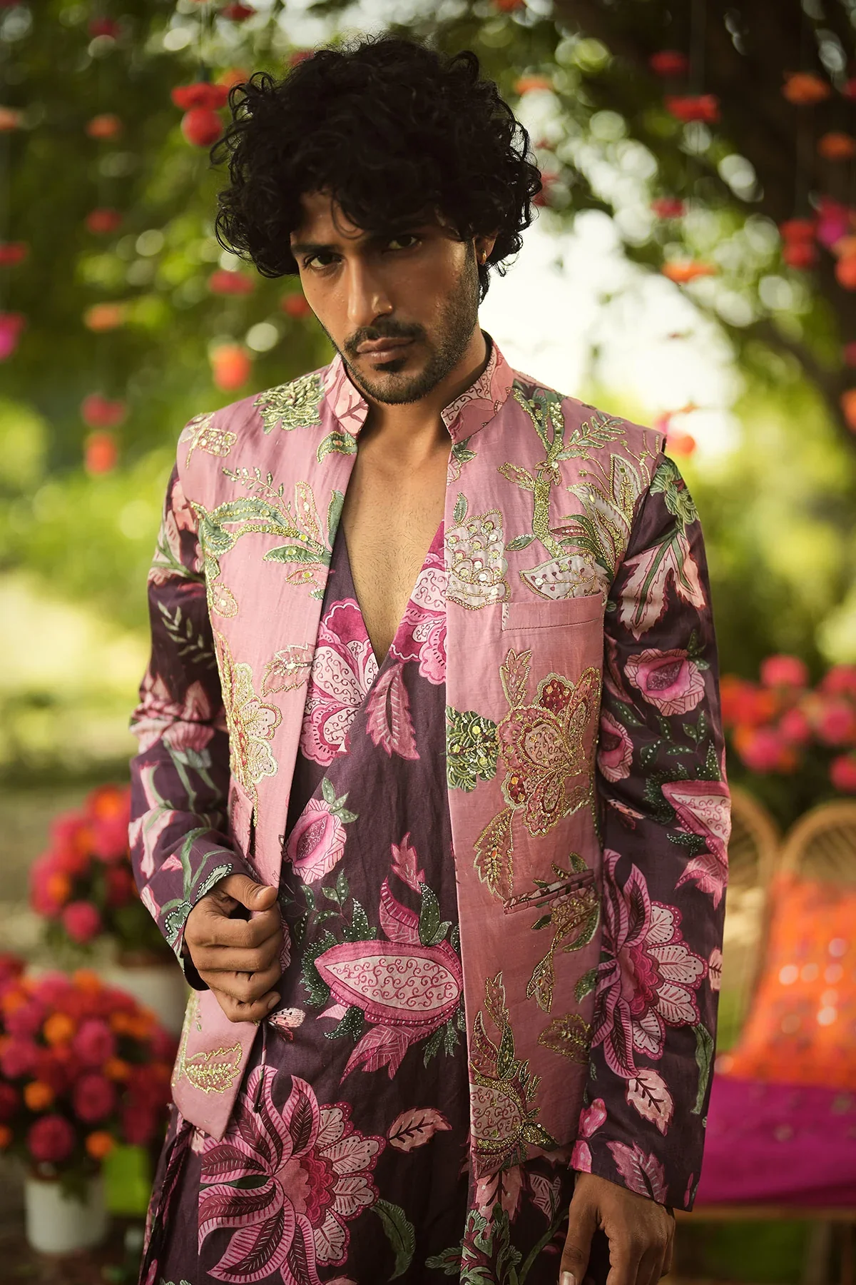 FARAZ BUNDI - Embroidered Bundi