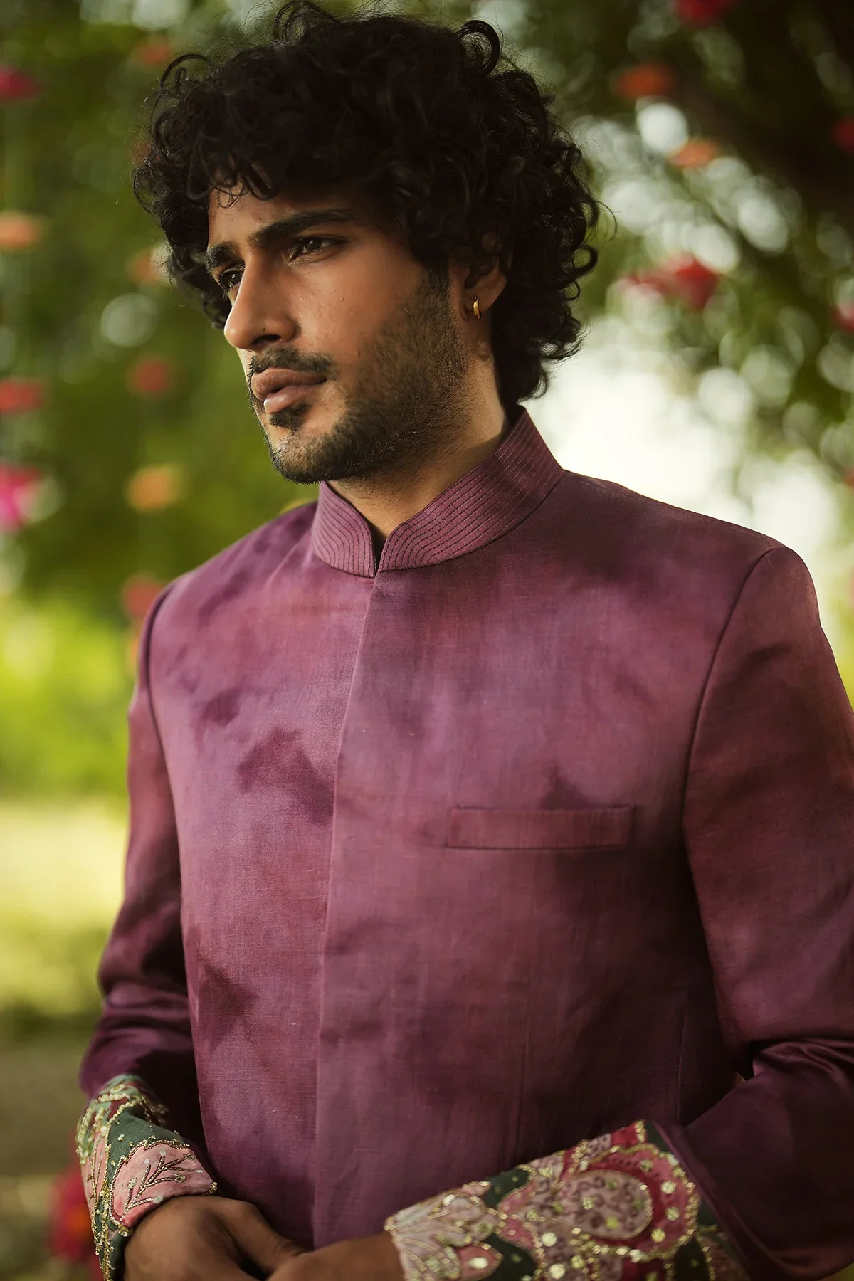 FAWAD - Hand Embroidered Band Gala Set - Image 5
