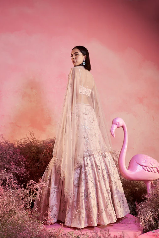 Flamingo Lehenga Set - Image 4