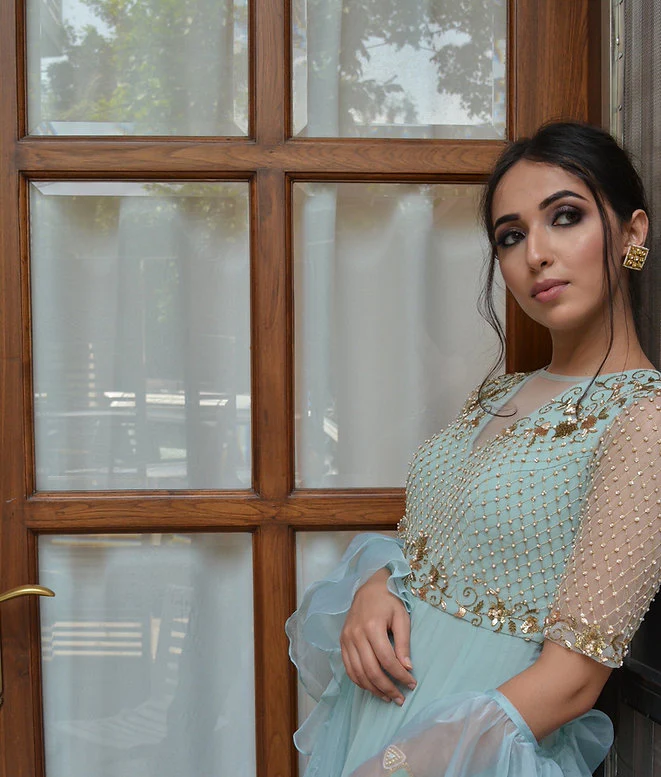 Fresh Mint Anarkali - Image 4